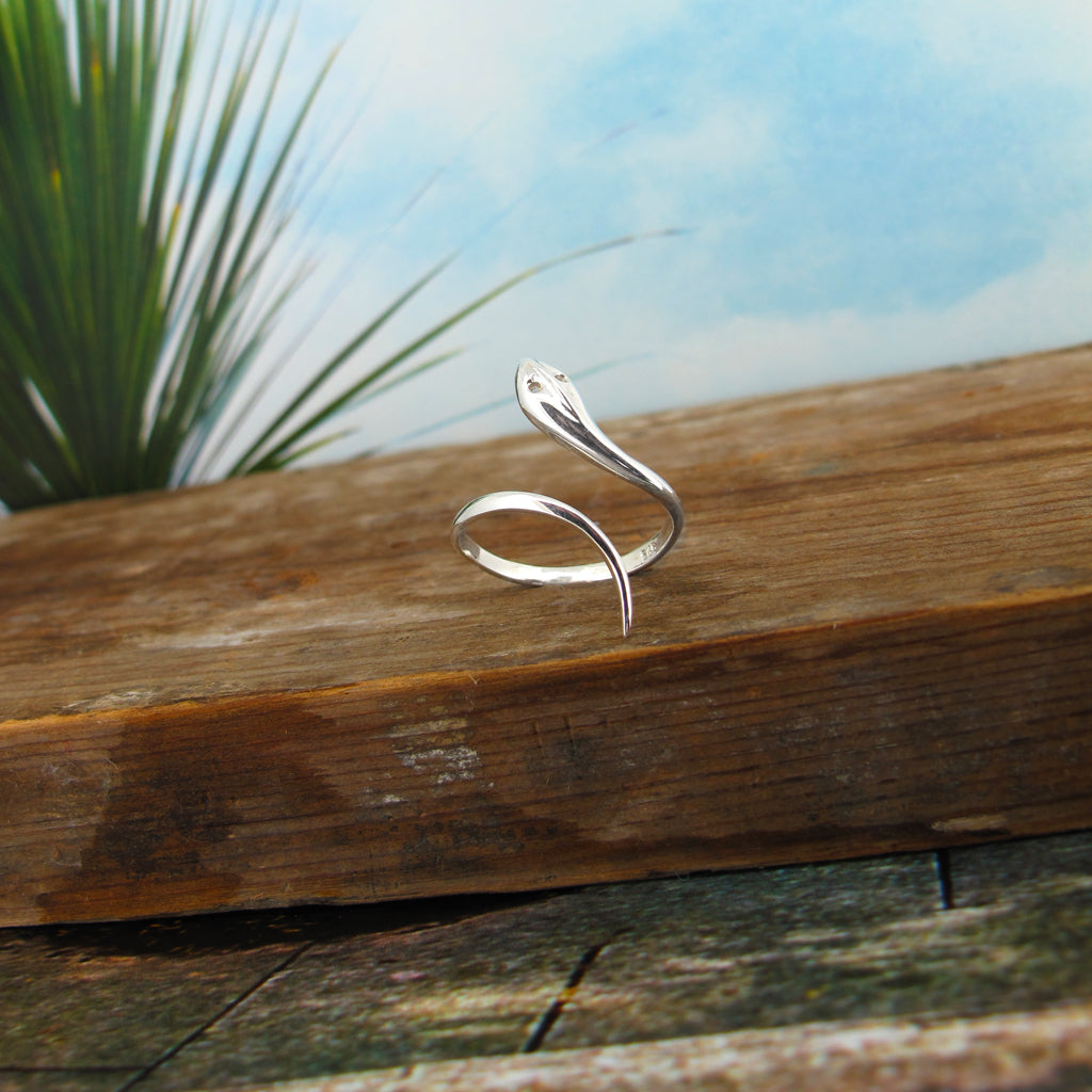 Snake sterling silver 925 ring (adjustable)