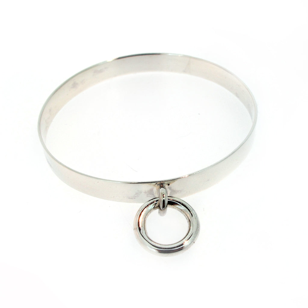 Fetish sterling silver bangle