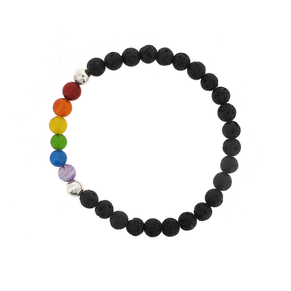 Pride Lava bead bracelat