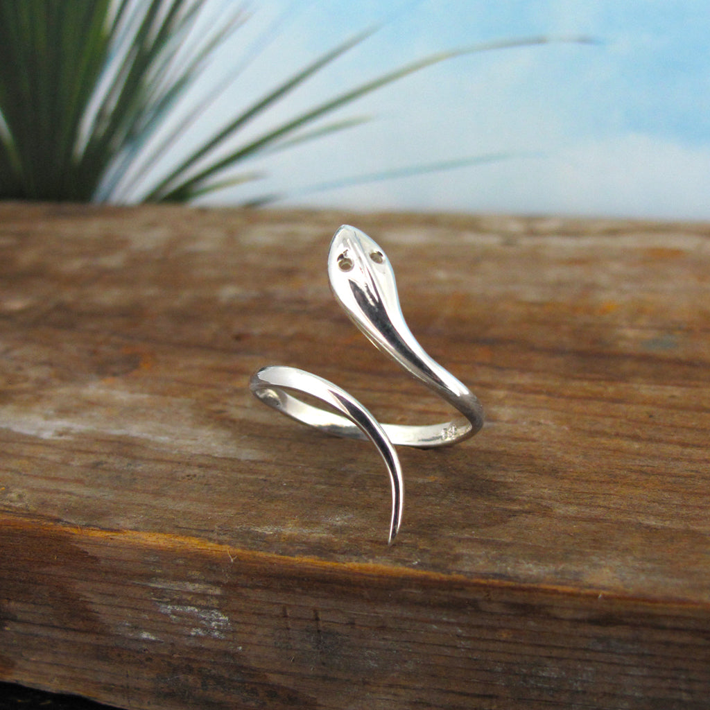 Snake sterling silver 925 ring (adjustable)